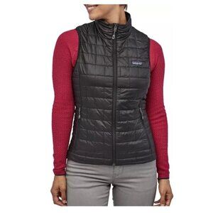 Patagonia Jacket Womens Size XS Nano Puff Black Sleeveless Vest Style 84247